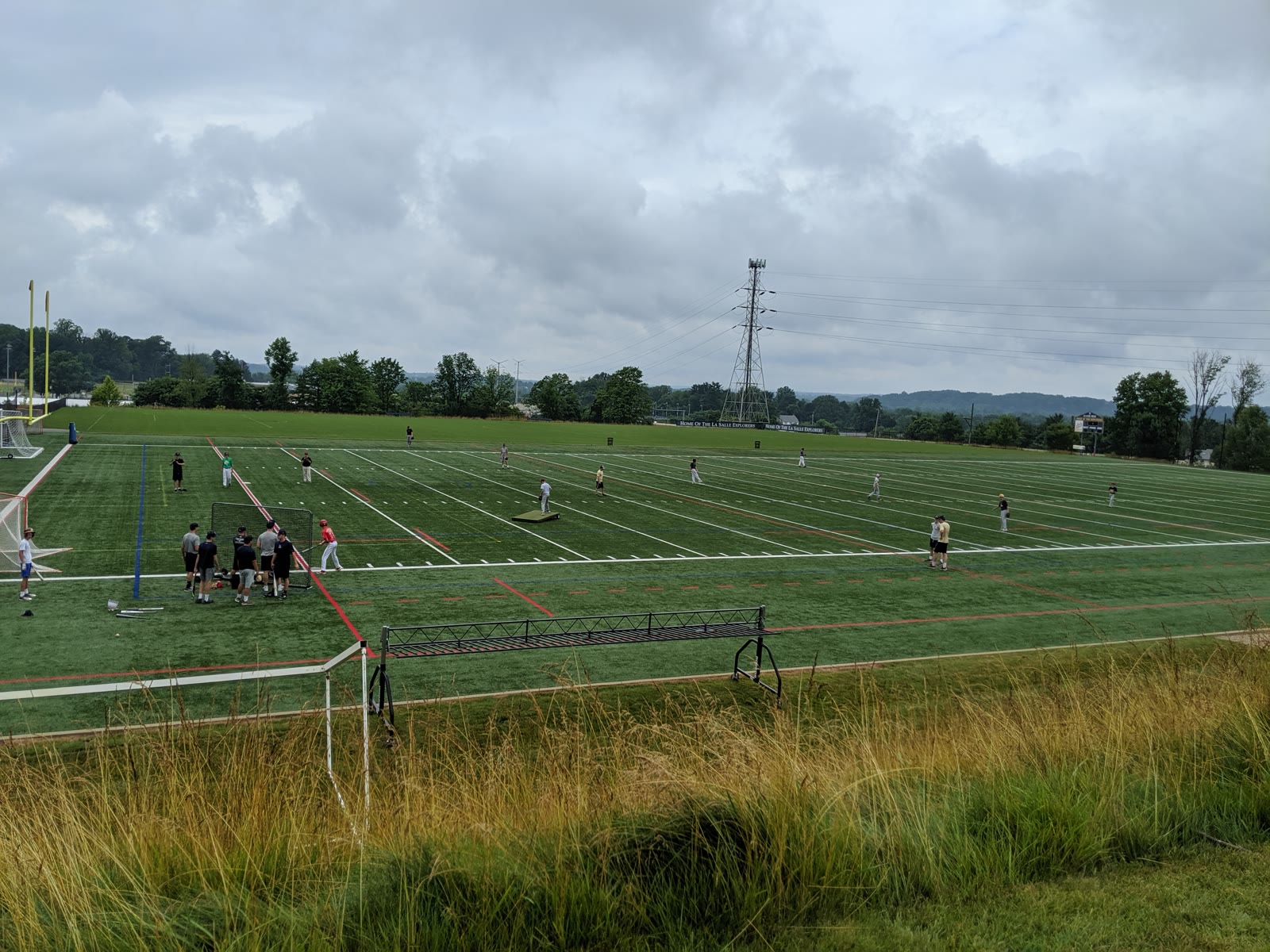 Flannery Field turf and track used for camp training